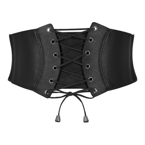Sаnsths Accessories - Corset Belt For Women, Vintage Lace-up Waspie Elastic Cincher Waist Dresses🙂